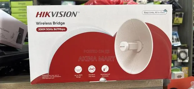 Hikvision Wireless Bridge Kits 30KM 5GHz 867Mbps · Photo 1
