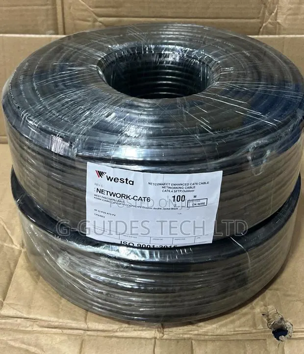 Westa 100m Cat6 SFTP Outdoor Cable, Westa Cat6 Outdoor Cable 100m · Photo 1