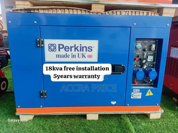 Generator 18kva: Powered by Intelligence Perkins 18kva · Photo 1