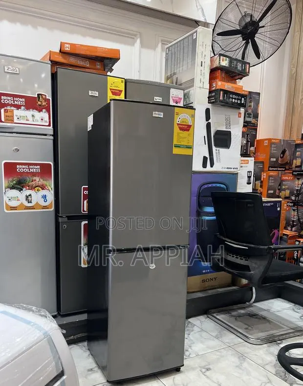 Get Nasco Double Door Fridge(Gray)Nasd2-20fl,158liters · Photo 1