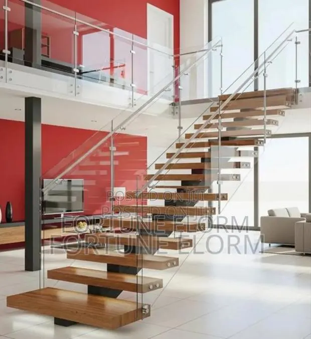 Mono Stringer Timber Staircase · Photo 1
