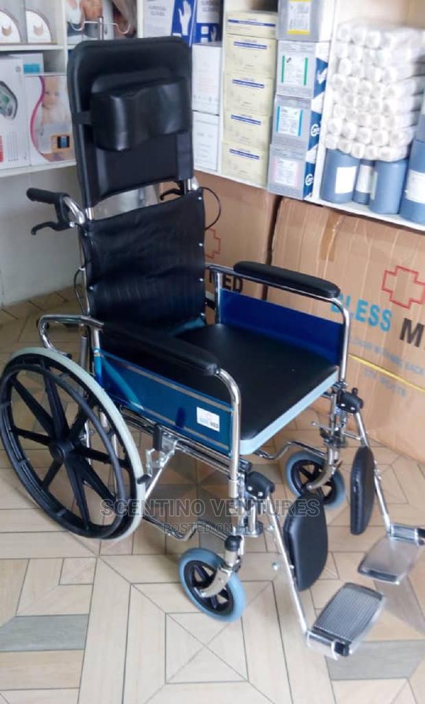 Abs Executive Commode Wheelchair With Backrest · Photo 1