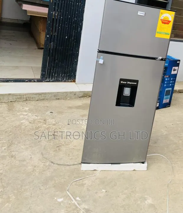 Shop CoolSmart Nasf2-250fld 2 Doors Nasco 210L Grey Fridge · Photo 1