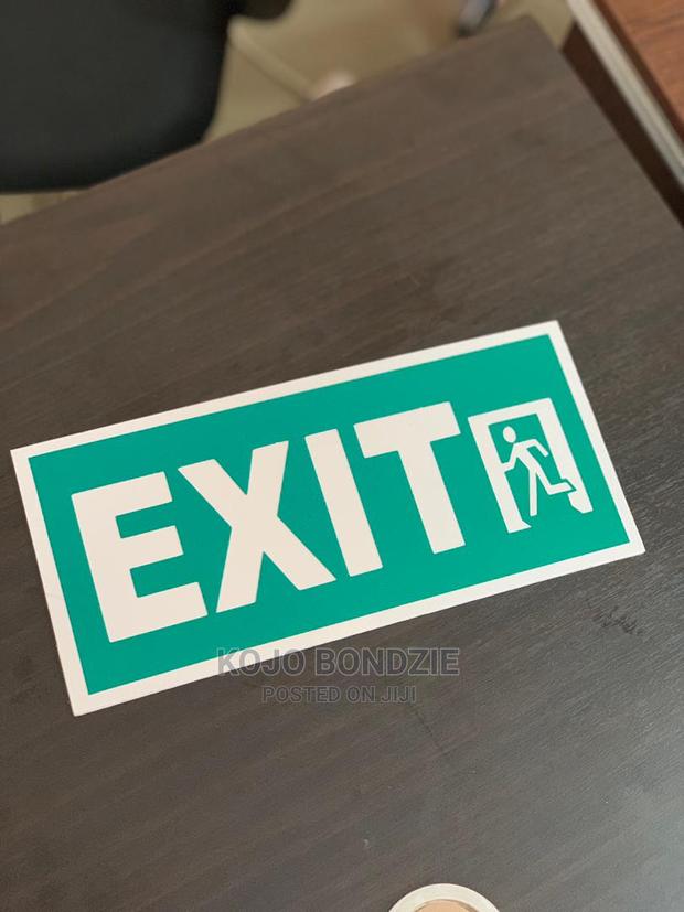 Fire Exit Sign (Reflective) · Photo 1