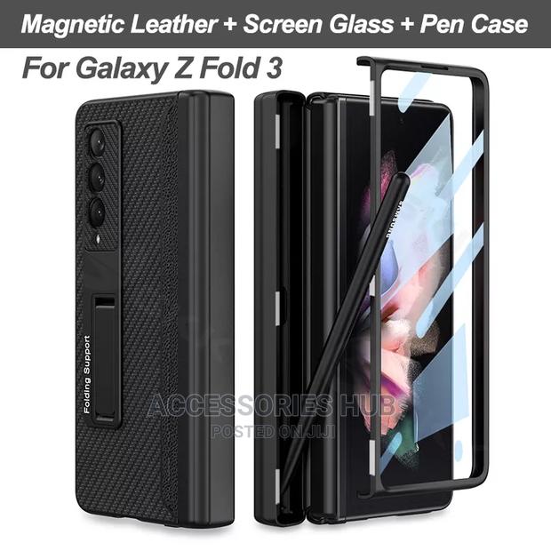 Z Fold 3 Case With Pen Slot and Inbuilt Glass Screen · Photo 4