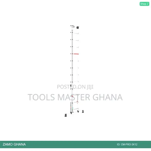 Cm 3x12 Rungs Ext Smart Level Ladder Pro - Cm-Pro-3x12 · Photo 1