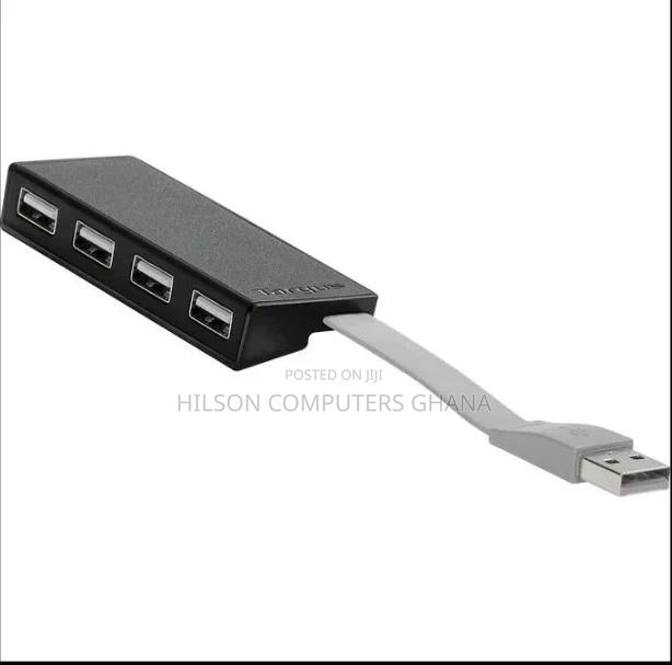 Targus Ach114us High Speed 4-Port Portable Usb 3.0 Hub – Bla · Photo 1