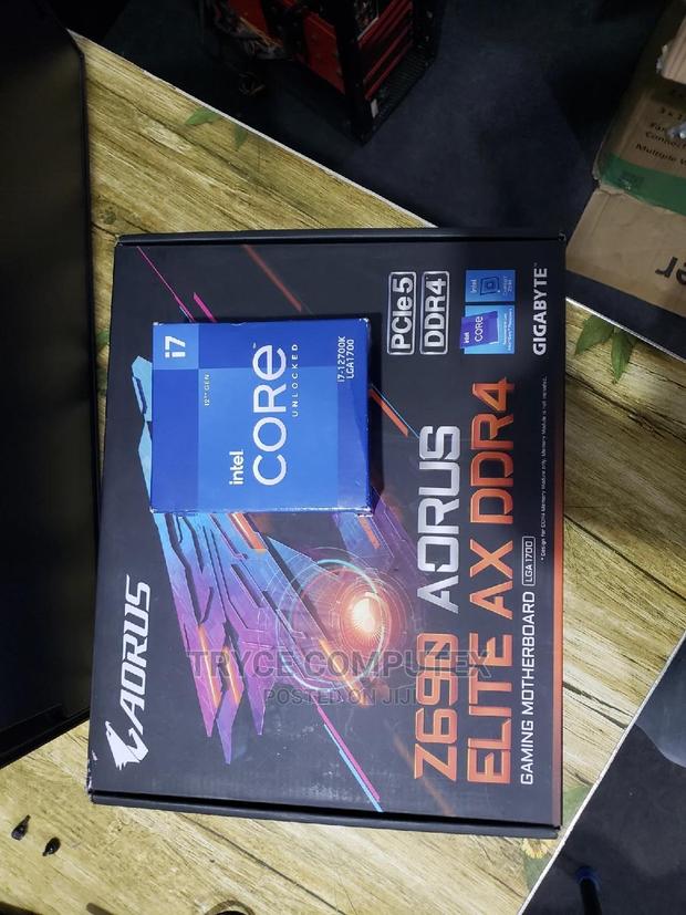 Intel Core I7 and Z690 Aorus Elite Motherboard · Photo 1