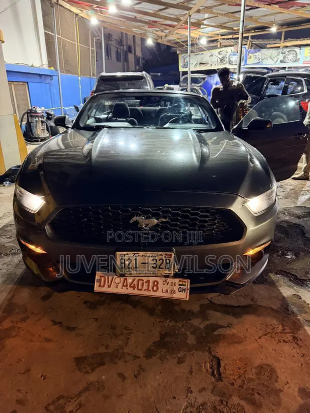 Ford Mustang V6 Convertible 2016 Gray · Photo 1