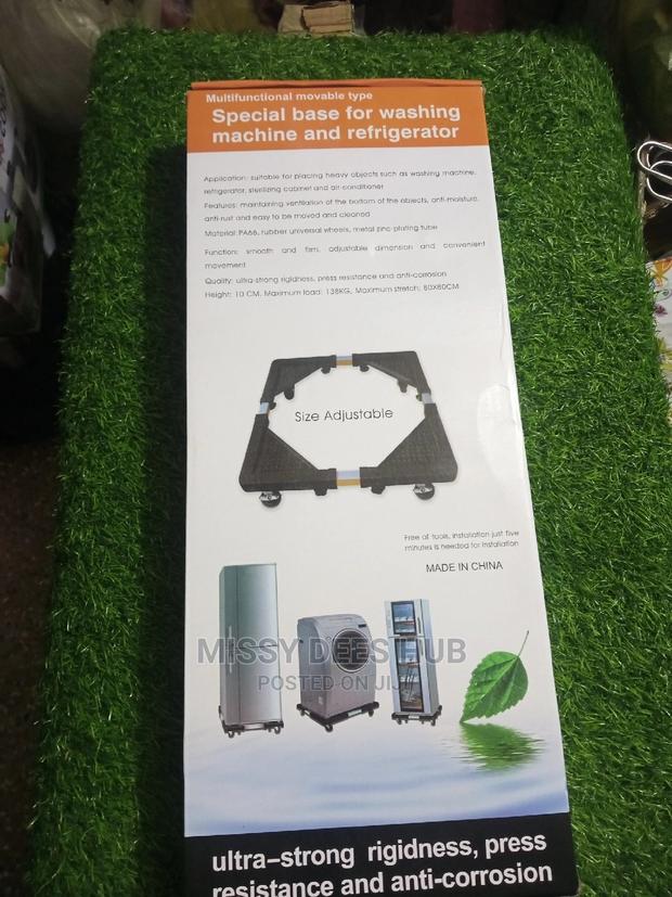 Multifunctional Movable Washing Machine/ Refridgerator Stand · Photo 2