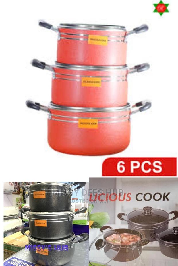 3pcs Delicious Cook Non-Stick Set ( Without Frying Pan) · Photo 8