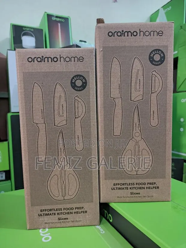 Oraimo Sliceo 3-Piece Carbon Steel Kitchen Set · Photo 1