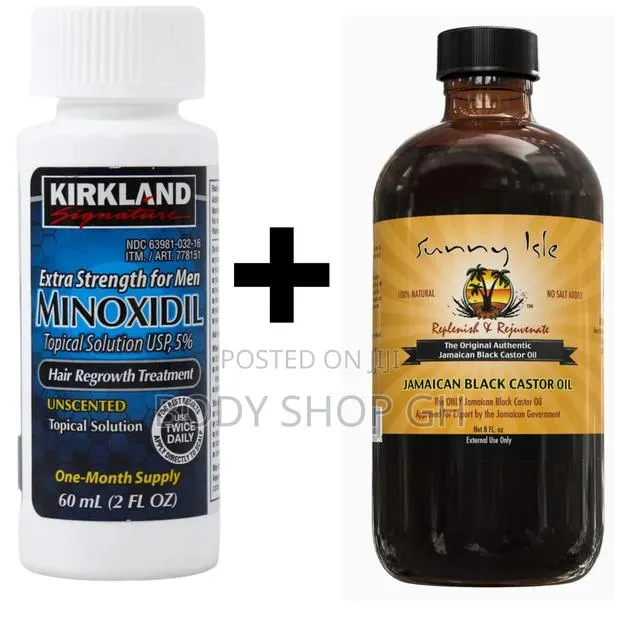 Beard Booster Combo Pack ( Minoxidil + Castor Oil -4oz) · Photo 1