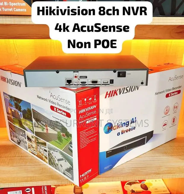 Hikivision 8ch
NVR Non Poe Acusense Video Recorder Ds-7608nxi · Photo 1