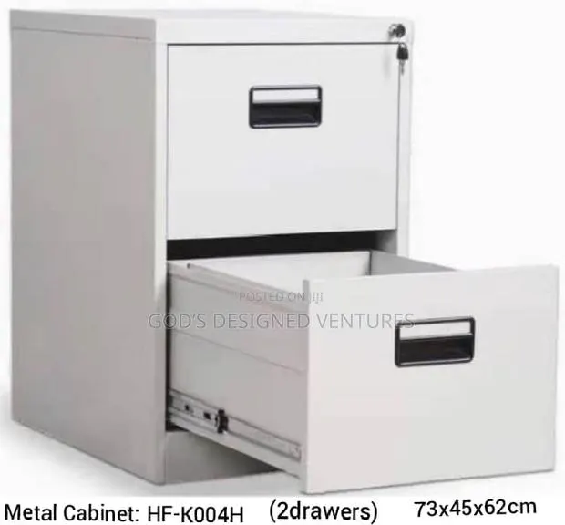 2 Drawer Metal Cabinet · Photo 1