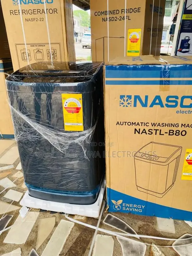 8kg Maximum Capacity Nasco Full Automatic Top Load Washing Machine · Photo 1