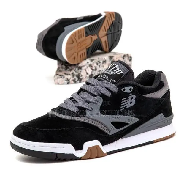 New Balance Nb Numberic Black Grey White · Photo 1
