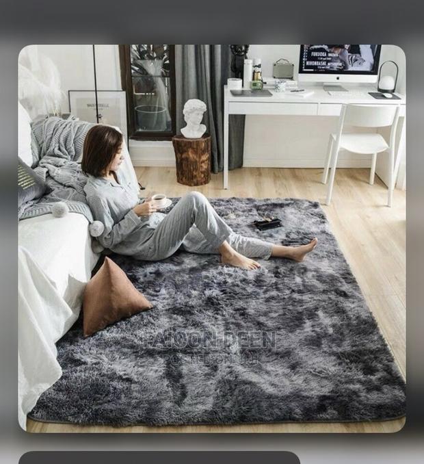 Heavy Fluffy Center Mat(In Diff Colors*Size:180x120cm · Photo 1
