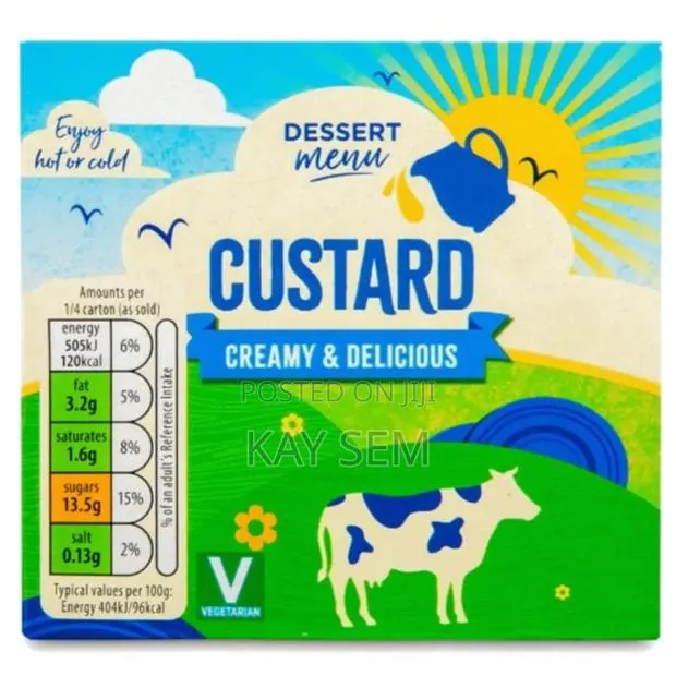 Dessert Menu / Belbake Custard 500g · Photo 1