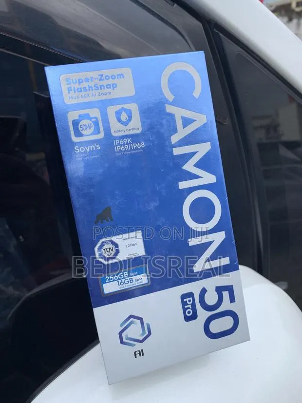 New Tecno Camon 50 Pro 256 GB Silver · Photo 1