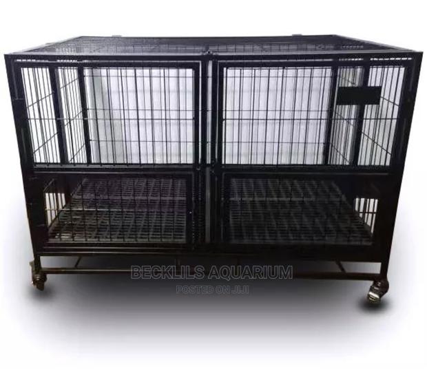 Larger Dog Cage With Tray · Photo 1