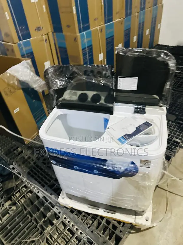Ultra Modern White Washing Machine 7kg Topload Twintub Midea · Photo 1