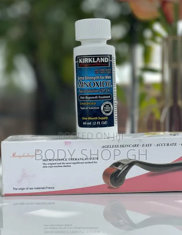 Derma Roller + Kirkland Minoxidil Hairline Regrowth Package · Photo 1
