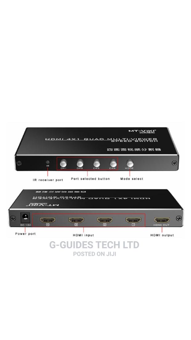 4x1port HDMI Multi Viewer, 4x1 Quad Screen Video Multiviewer · Photo 3