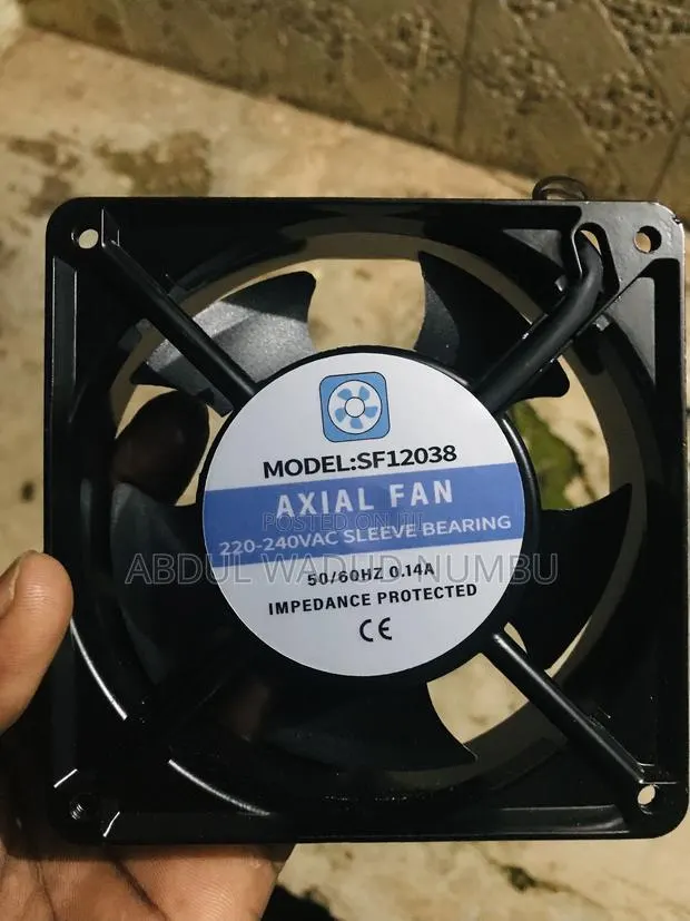 Incubator Cooling Fan · Photo 1