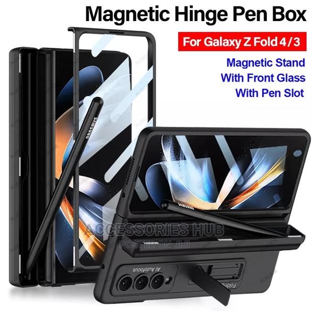 Magnetic Hinge Case Cover for Z Fold 4 With Screen Protector · Photo 2
