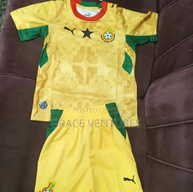 Ghana Black Stars Home Kit Available for Kids · Photo 3