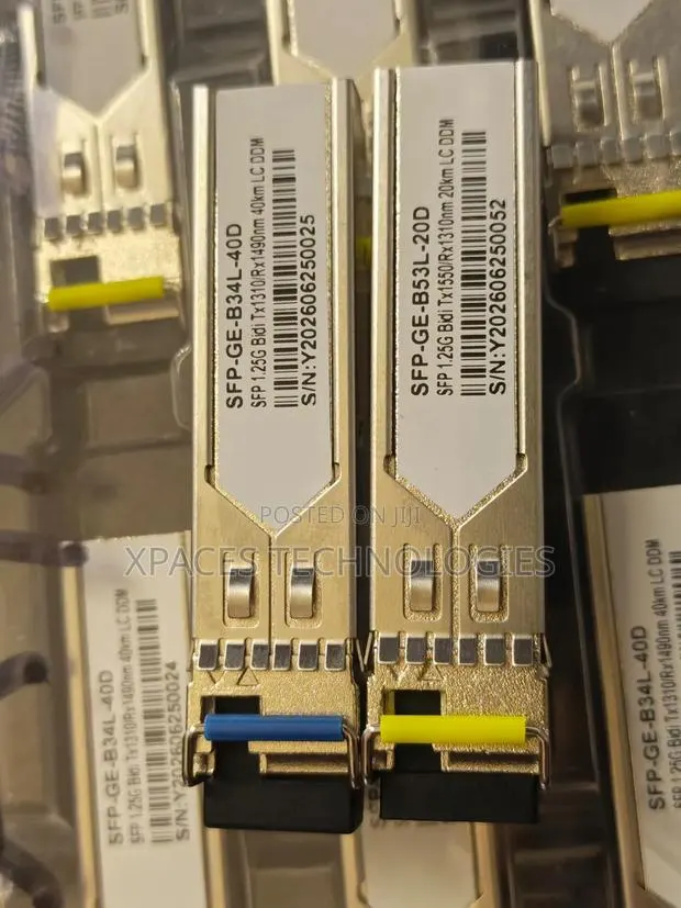 SFP 20km 1.25G Single Optical Fiber Module 1550nm for Switch, Pair · Photo 1