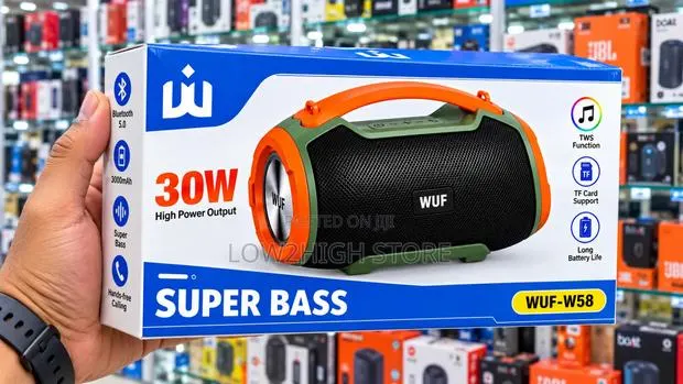 WUF W58 30W Super Bass Portable Bluetooth Speaker - Low2High · Photo 1