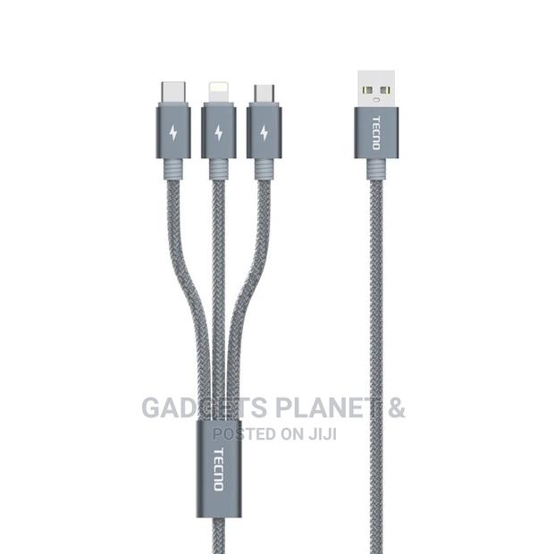 Tecno 3 in 1 Charging Data Cable - 1m · Photo 3