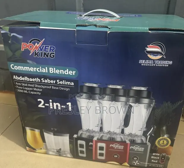 Opened Box Power King Blender · Photo 1