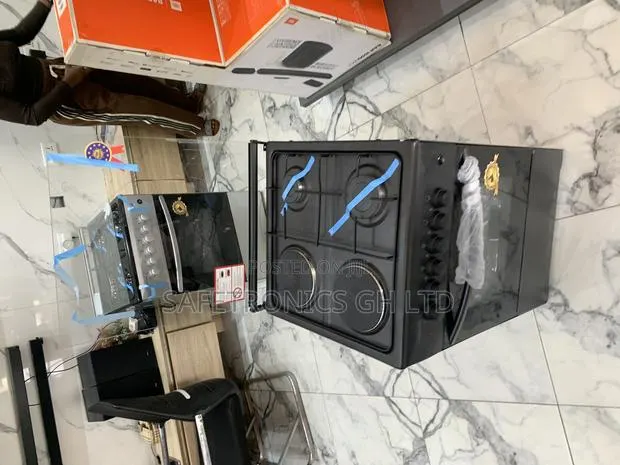 Best Efficiency 50x50 Volcano 2 Gas + 2 Electric Cooker Black · Photo 1