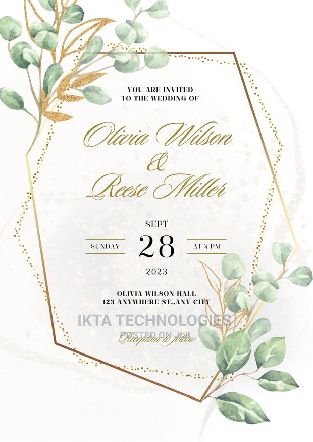 Amazing Memorable Wedding Invitation Card Design · Photo 3