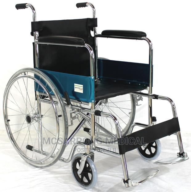 Foldable Wheelchair (Economic Standard Shortback Model) · Photo 1