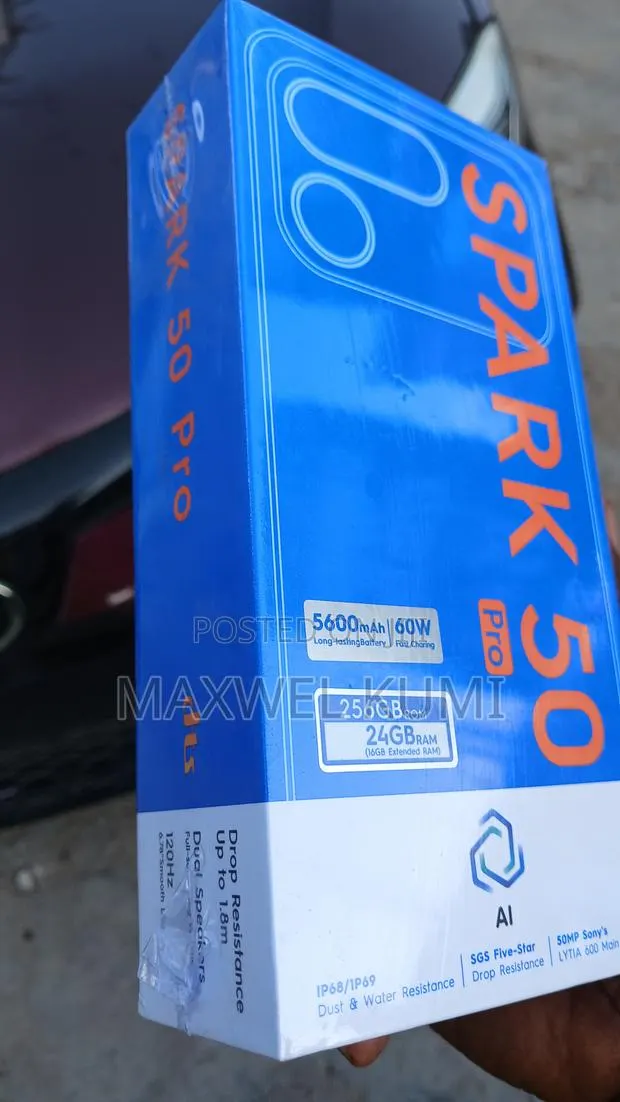 New Tecno Spark 50 Pro 256 GB White · Photo 1