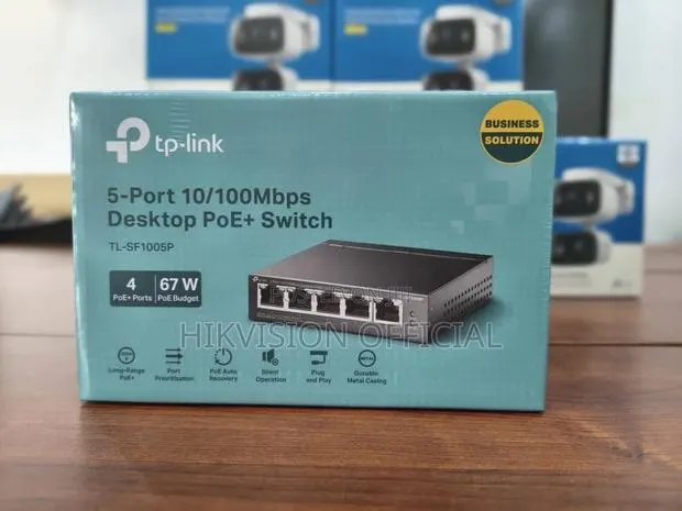 Tl-Sf1005p=5-Port 10/100mbps Desktop Switch With 4-Port Poe · Photo 1