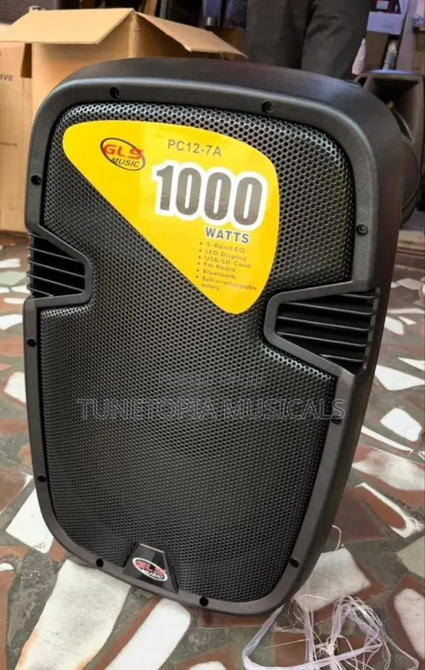 Gls Music Pc12-7a 12-inch Portable Bluetooth Speaker. · Photo 1