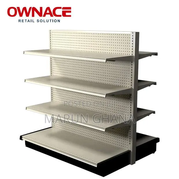 Commercial Supermarket Display Racks Pharmacy Gondola Shelving Units · Photo 1