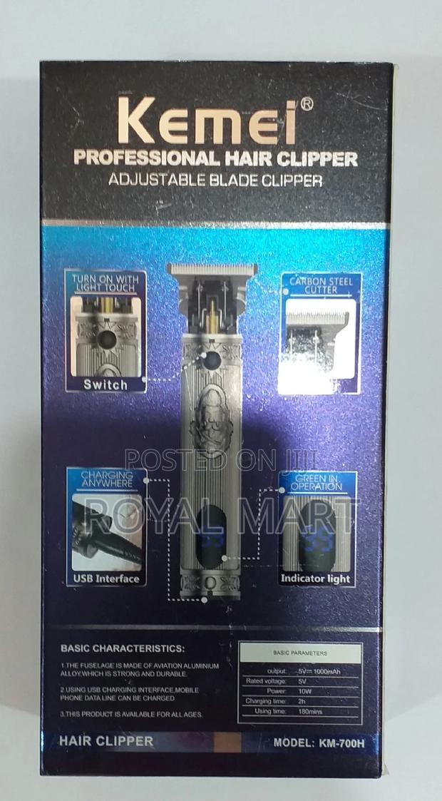 Metal Cordless Kemei Professional Rechargeable Clipper · Photo 6