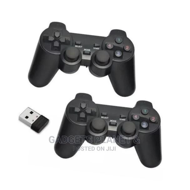 Usb Twin Wireless Vibration Controllers - Black · Photo 1