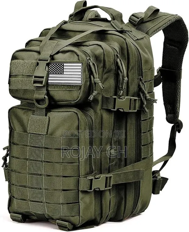 QT QY 50L Tactical Military Tactical Travel Backpack in Army Green · Photo 2