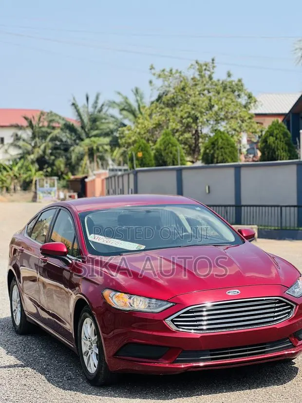 Ford Fusion SE AWD 2017 Red · Photo 1