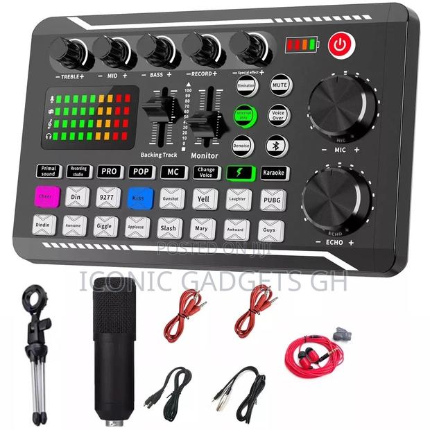 Livestreaming Sound Card Kit With Condenser Microphone Set · Photo 1