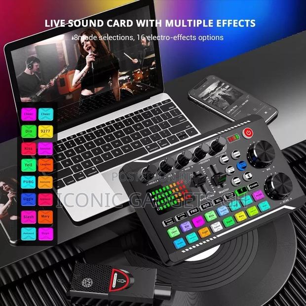Mixer, Portable ALL-IN-ONE Audio Studio Mixer Interface · Photo 3