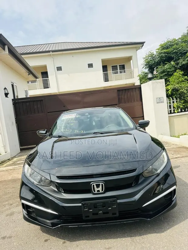 Honda Civic EX Sedan 2019 Black · Photo 1