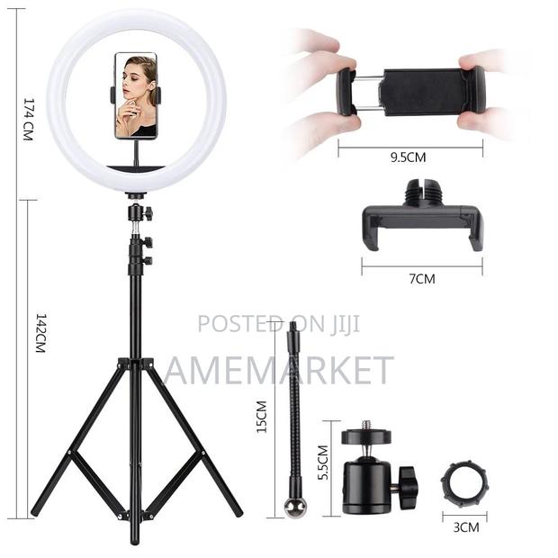 Phone Holder for Ring Light. Make-Up, Live Recording Video · Photo 2